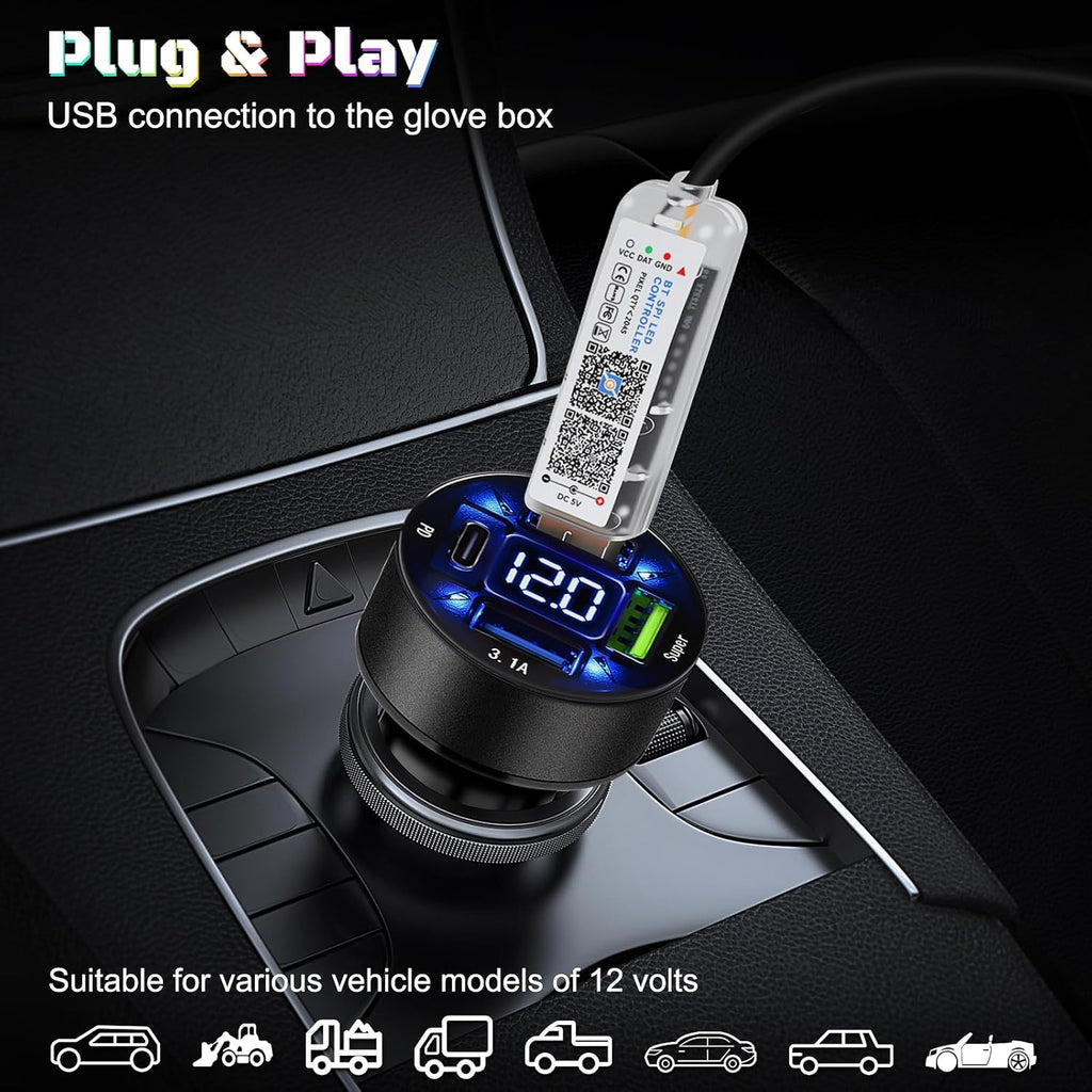 NIGHTSHIFT ambient lighting remote and app